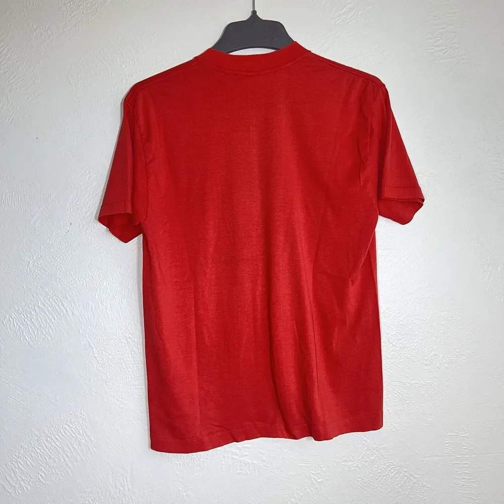 VTG St Louis Cardinals Graphic T-Shirt XL Red Single Stitch USA MLB‎ Baseball